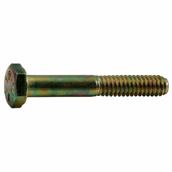 Midwest Fastener Grade 8, 1/4"-20 Hex Head Cap Screw, Zinc Yellow Steel, 1-3/4 in L, 50 PK 00665 - main